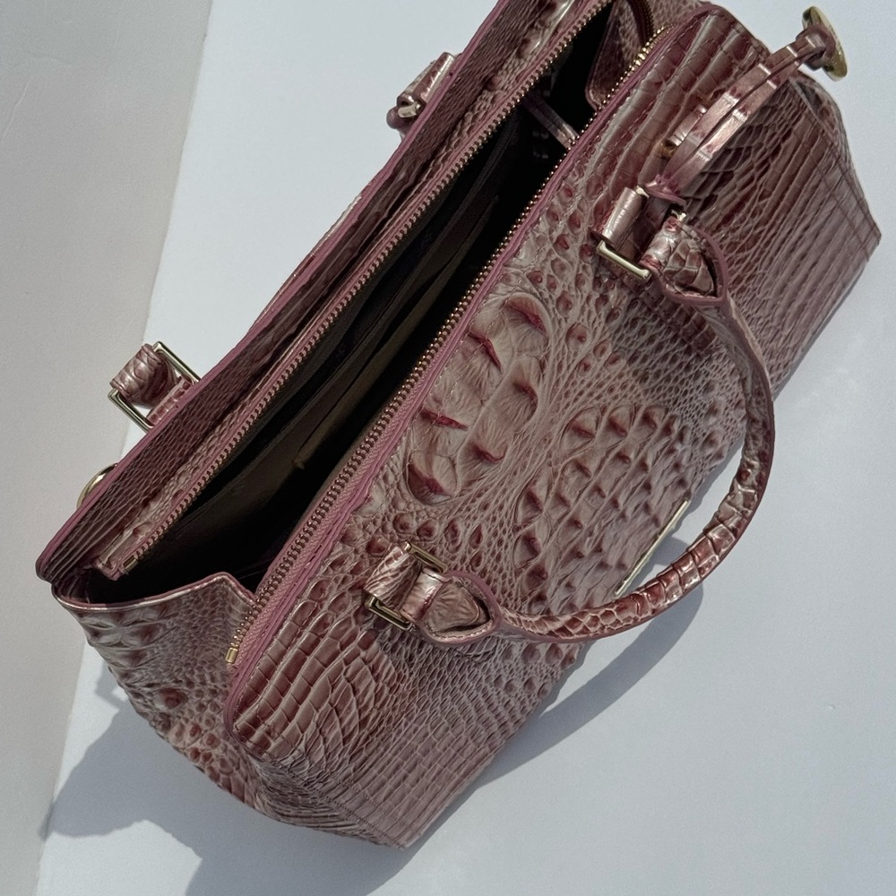 Brahmin Pink Leather Handbag